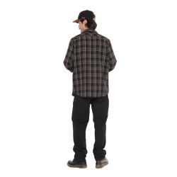 Chemise manche longues à carreaux avec poches Jack