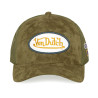 Casquette trucker filet en suédine avec patch Fur Dusty
