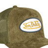Casquette trucker filet en suédine avec patch Fur Dusty