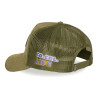 Casquette trucker filet en suédine avec patch Fur Dusty