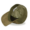 Casquette trucker filet en suédine avec patch Fur Dusty