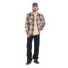 Surchemise homme en flanelle à carreaux avec poches Pepper