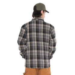 Surchemise homme en flanelle à carreaux avec poches Pepper
