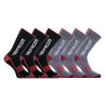 Lot de 6 paires de chaussettes hautes de travail Breath