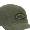 Casquette 5 Panneaux en velours côtelé et écusson Velours