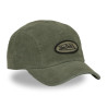 Casquette 5 Panneaux en velours côtelé et écusson Velours