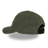Casquette 5 Panneaux en velours côtelé et écusson Velours