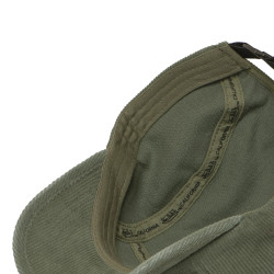 Casquette 5 Panneaux en velours côtelé et écusson Velours