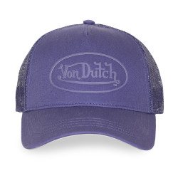 Casquette baseball avec filet et écusson en rubber print modèle Logo
