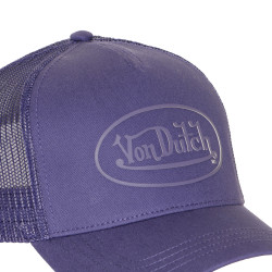 Casquette baseball avec filet et écusson en rubber print modèle Logo