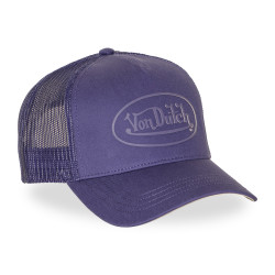 Casquette baseball avec filet et écusson en rubber print modèle Logo