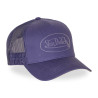 Casquette baseball avec filet et écusson en rubber print modèle Logo