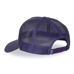 Casquette baseball avec filet et écusson en rubber print modèle Logo