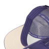 Casquette baseball avec filet et écusson en rubber print modèle Logo