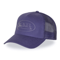 Casquette baseball avec filet et écusson en rubber print modèle Logo