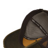 Casquette baseball usée avec filet en coton enduit et écusson Mac