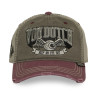 Casquette baseball avec broderie et effet usé Retro Eye