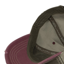Casquette baseball avec broderie et effet usé Retro Eye