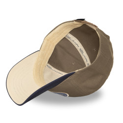 Casquette baseball avec écusson en bouclette Terry