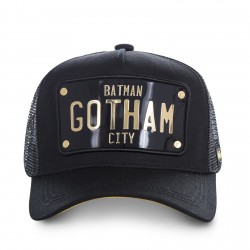 Casquette filet Capslab Dc Comics Batman Gotham Noir