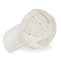 Casquette baseball avec filet et écusson hologramme Rainbow
