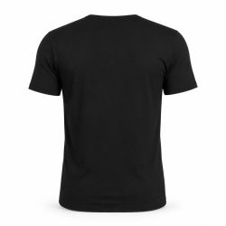 T-shirt homme en col rond avec broderie signature sur la poitrine