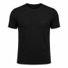T-shirt homme en col rond avec broderie signature sur la poitrine