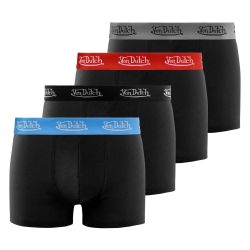 Lots de 4 boxers homme en coton Basic