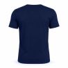 T-shirt homme en col rond avec broderie signature sur la poitrine