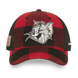 Casquette Baseball avec filet et patch Tom & Jerry Tom