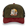 Casquette Semi curved avec filet et patch Tom & Jerry