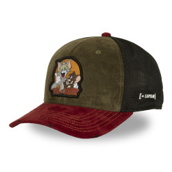 Casquette Semi curved avec filet et patch Tom & Jerry