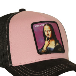 Casquette trucker avec filet et patch Mona