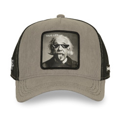 Casquette trucker avec filet effet velours et patchThug Life
