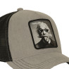 Casquette trucker avec filet effet velours et patchThug Life