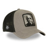 Casquette trucker avec filet effet velours et patchThug Life