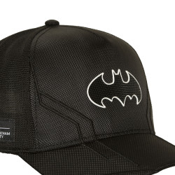 Casquette trucker premium filet et logo PU DC Comics Batman Tec