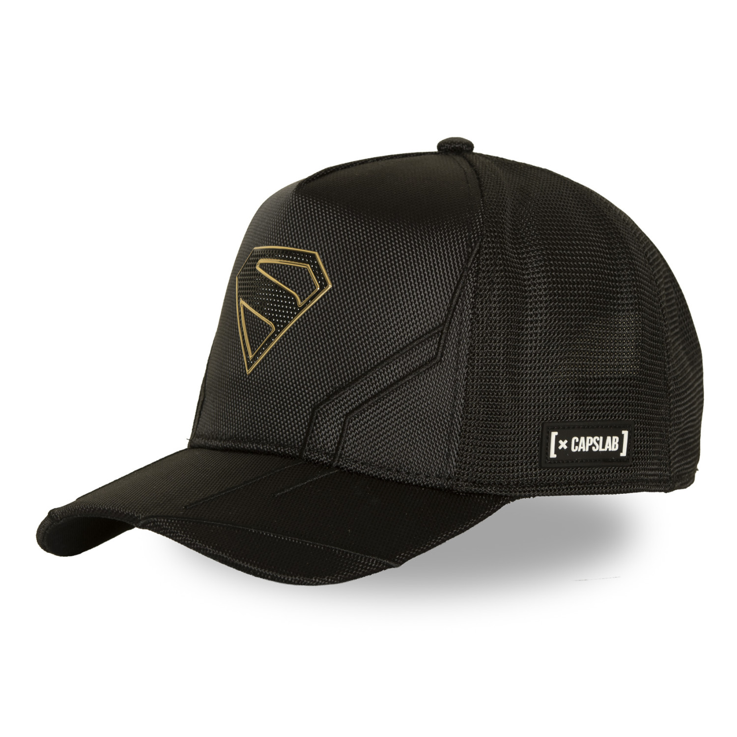 Casquette trucker premium filet et logo PU DC Comics Technic
