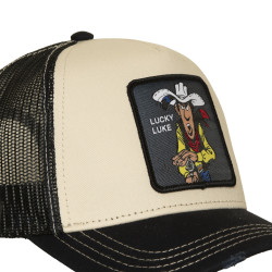 Casquette trucker premium filet et patch Lucky Luke Cowboy