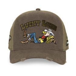 Casquette trucker premium effet usé Lucky Luke Lucky