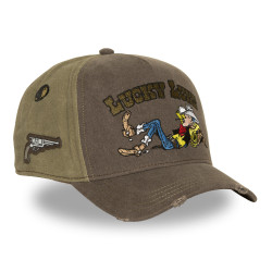 Casquette trucker premium effet usé Lucky Luke Lucky
