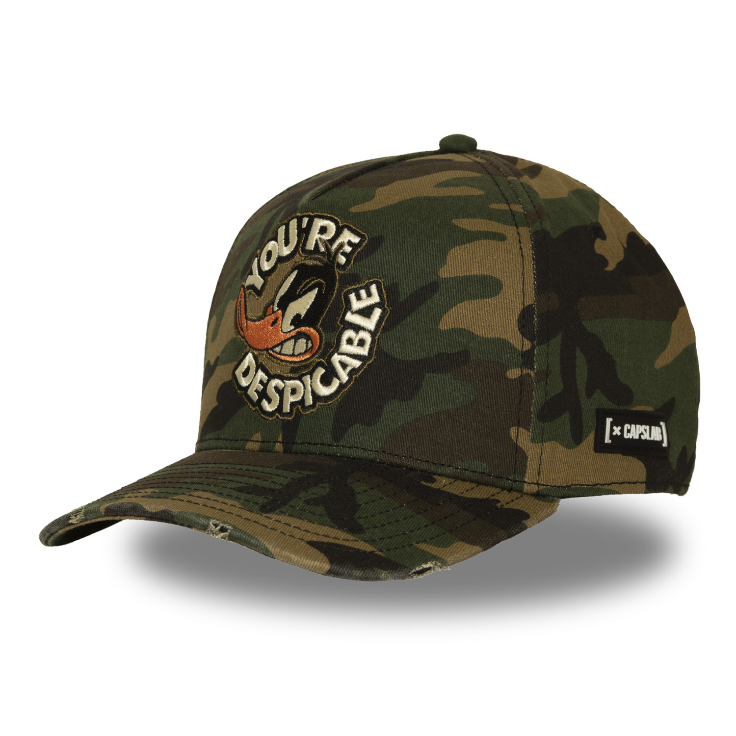 Casquette trucker premium broderie effet usé Looney tunes Despicable