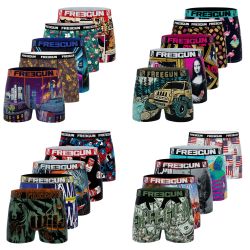 Pack Surprise de 5 Boxers microfibre homme