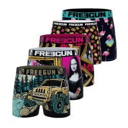 Pack Surprise de 5 Boxers microfibre homme