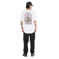 T-shirt homme comfort en jersey print devant et dos Custom