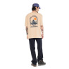 T-shirt homme relax en jersey avec print devant et dos Road
