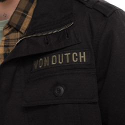 Veste militaire doublée homme avec écusson Aaron