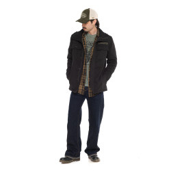 Veste militaire doublée homme avec écusson Aaron
