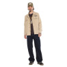 Surchemise homme militaire en flanelle avec poches et écusson Finn