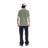 T-shirt homme regular col rond maille piquée et print devant Flesh